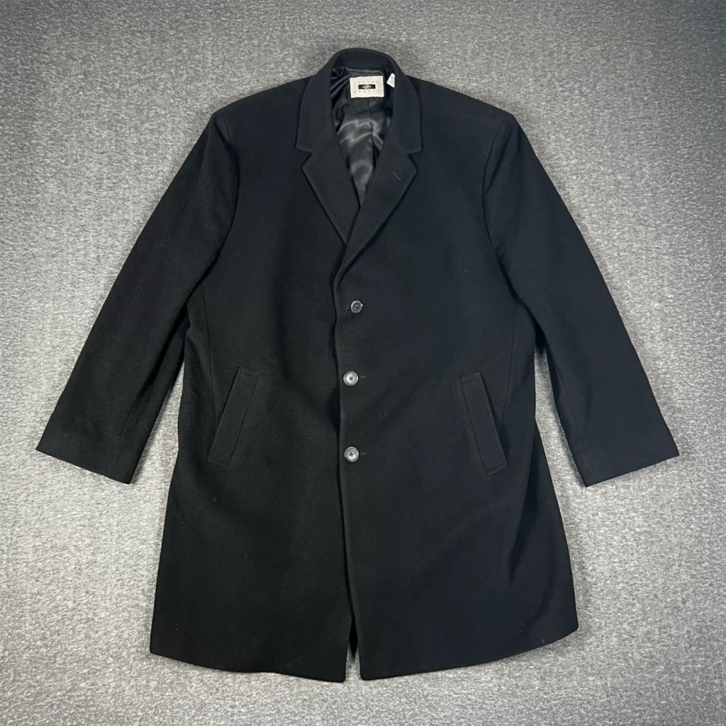 Joseph Abboud Velvet Collar Topcoat