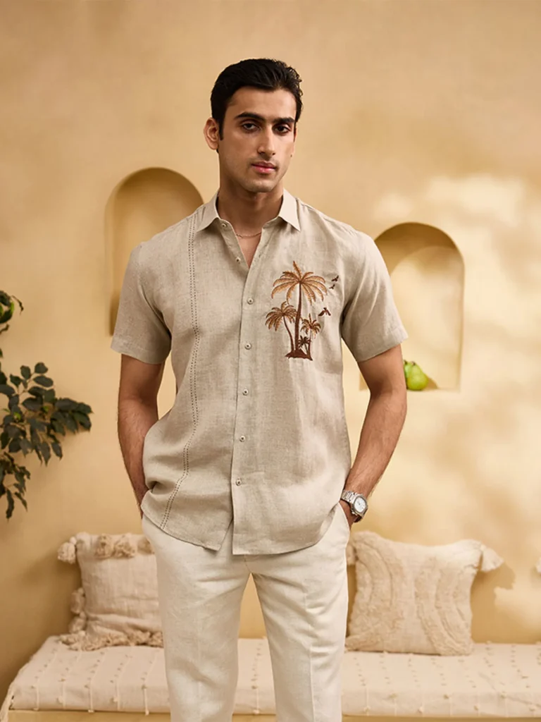 Best Embroidered Guayabera Shirts for Men with Detailed Cuban Style