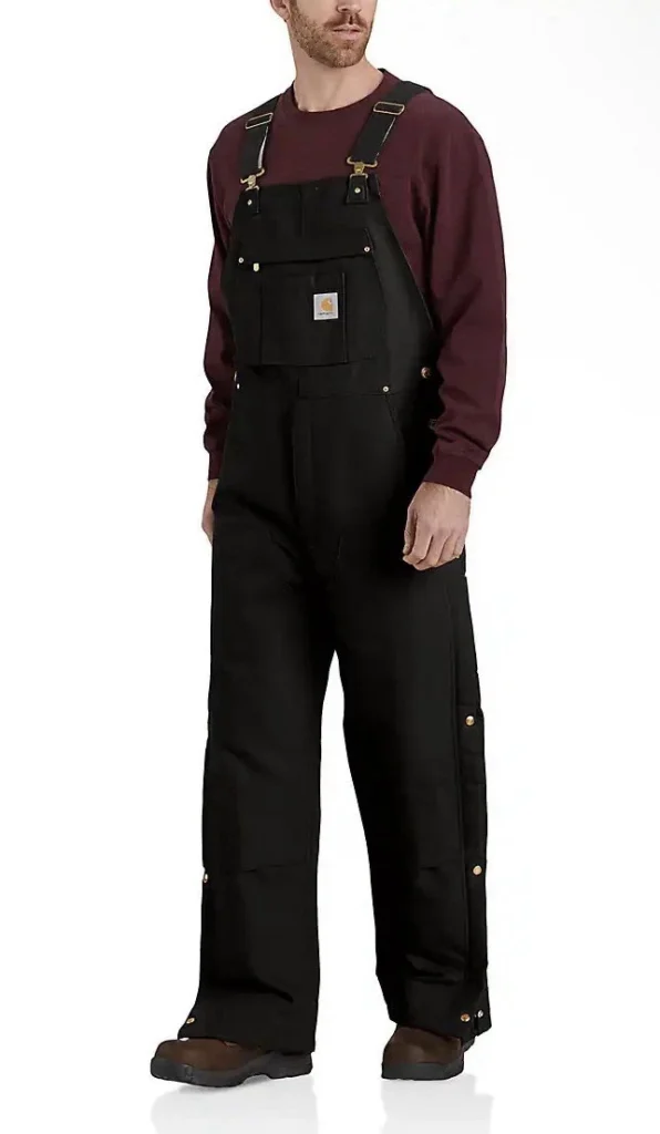 L.L.Bean 1912 Heritage Lined Canvas Bib Overalls