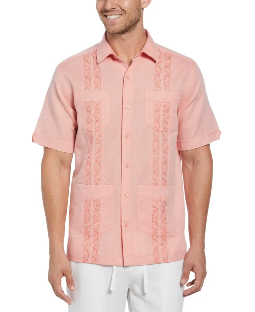 Best Linen Guayabera Shirts for Men with Classic Pleated Front