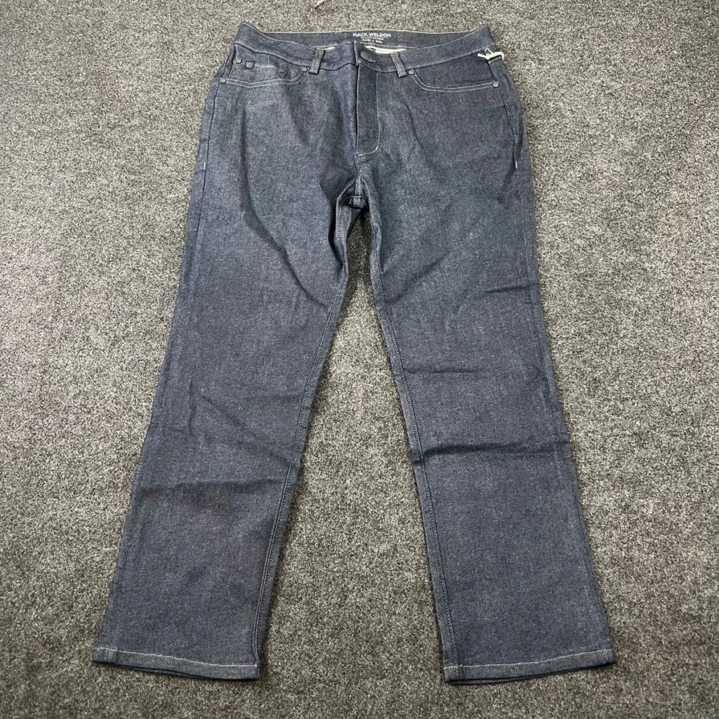 Mack Weldon SILVER Denim Straight Leg Jeans — Best Fresh-Feeling Straight Fit