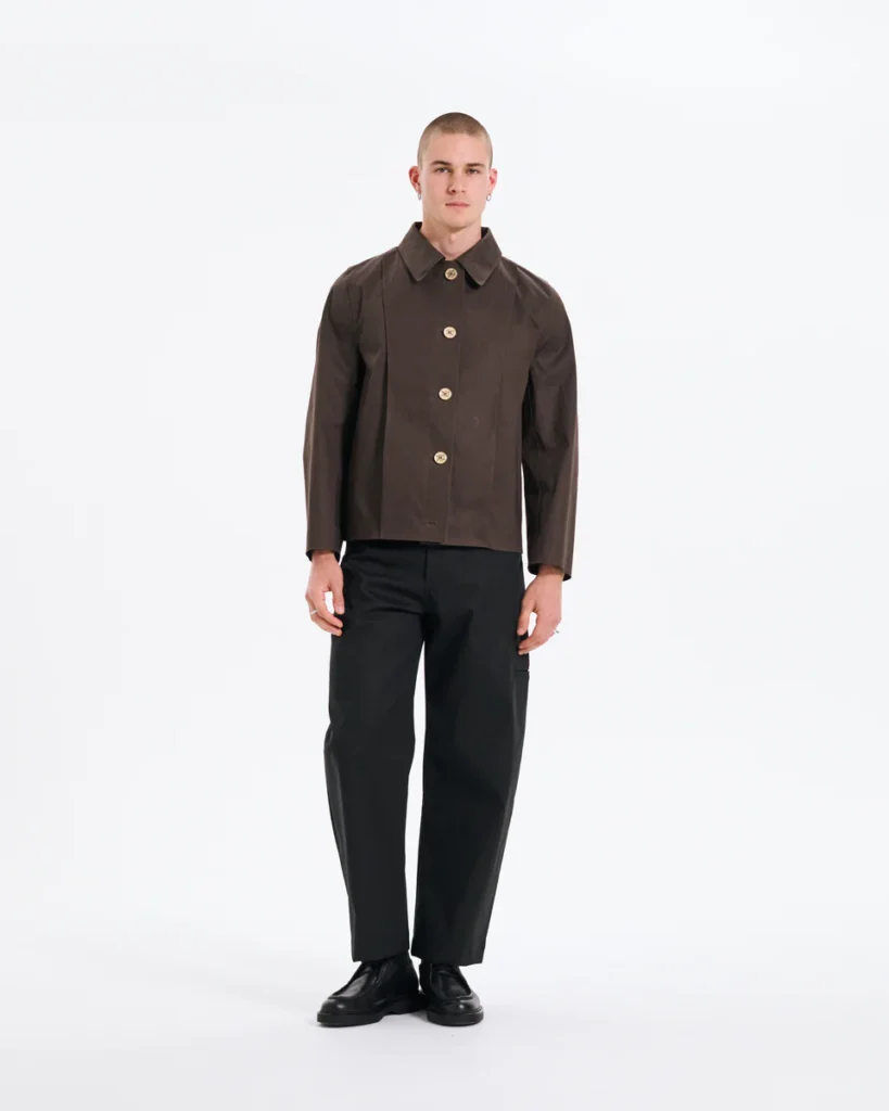 Mackintosh x Barrie Long Rubberised Raincoat