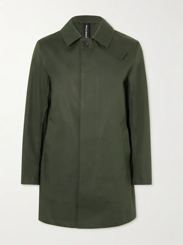 Mackintosh x Barrie Caban Rubberised Coat