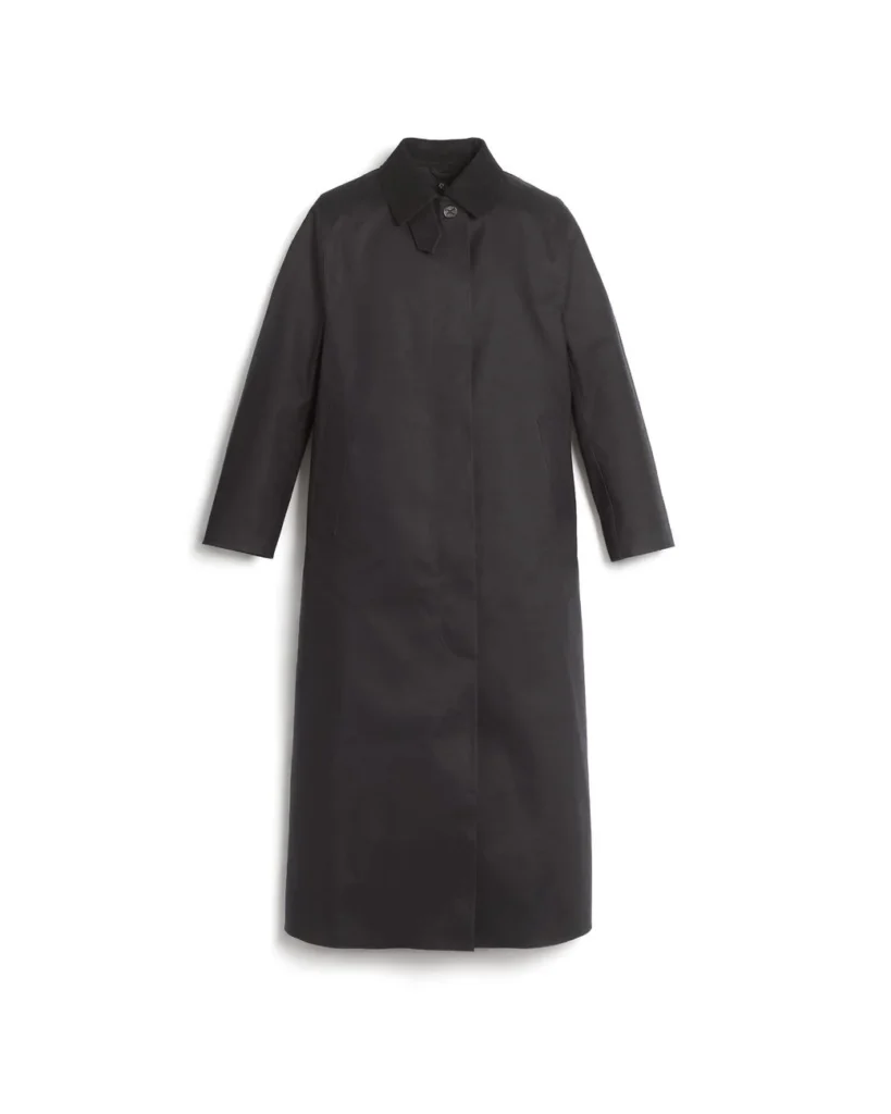 Mackintosh x Barrie Long Rubberised Raincoat