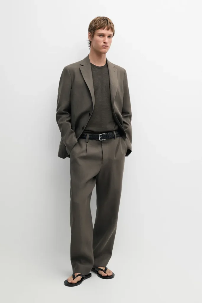 Massimo Dutti 100% Linen Blazer