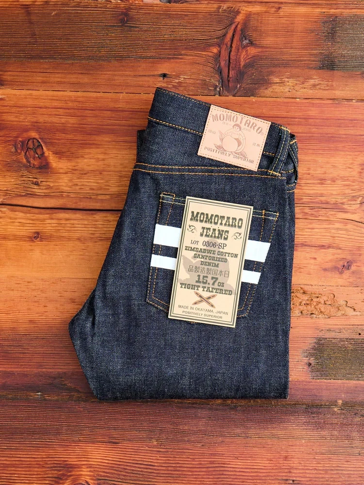 Momotaro Jeans H0205SP Going to Battle Label 10oz Slim Short Pants — Best Slim Heritage Cut