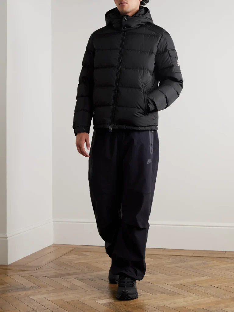 Moncler Maya Hooded Short Down Jacket — Best for Designer Impact
