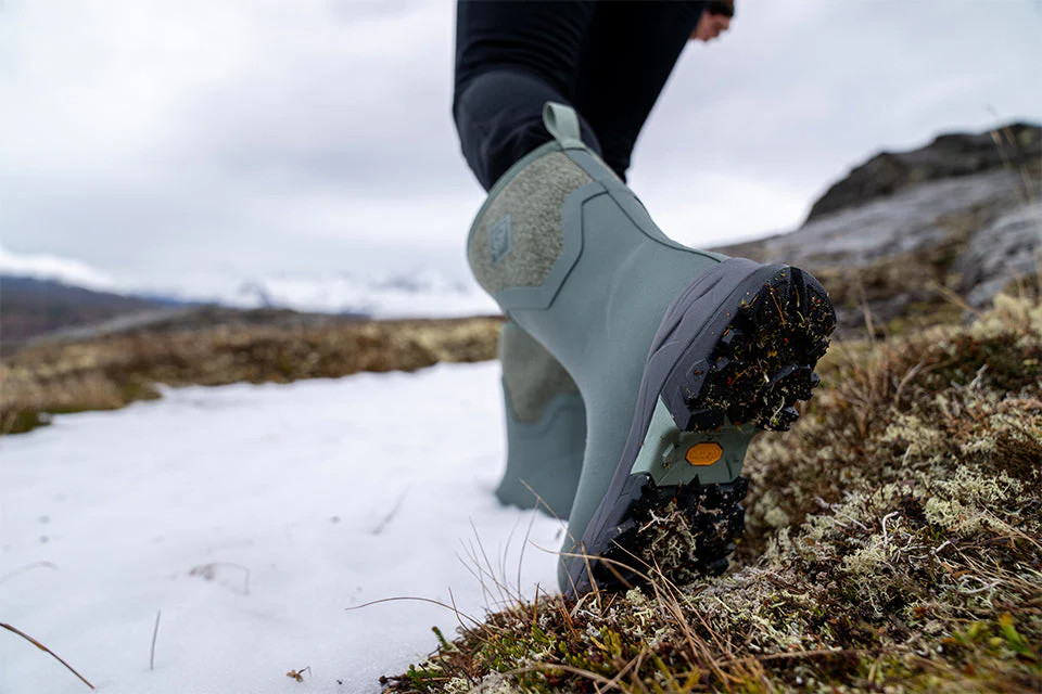 Muck Boot Men’s Arctic Ice Tall Boot + Vibram Arctic Grip AT — Best for Icy Slush