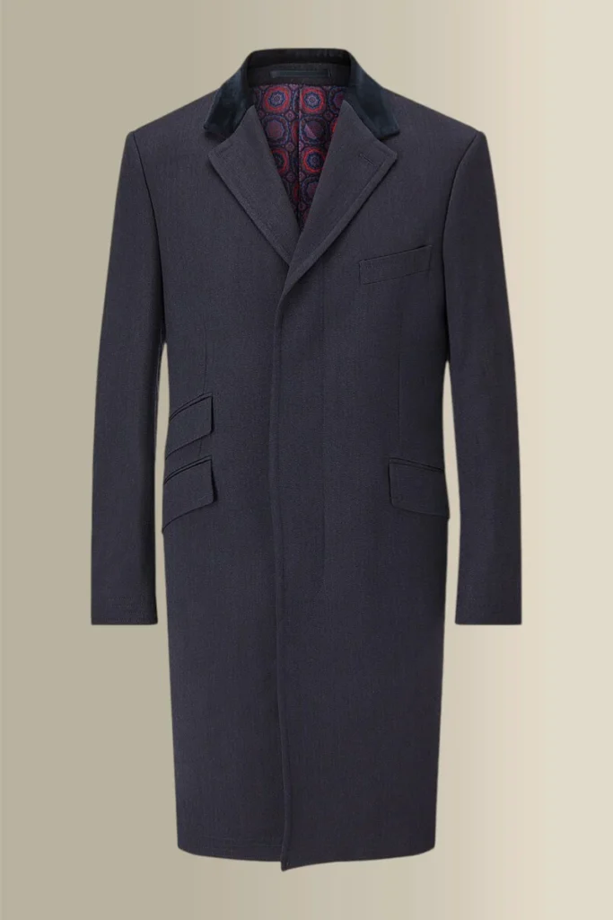 New & Lingwood Wool Chesterfield Coat