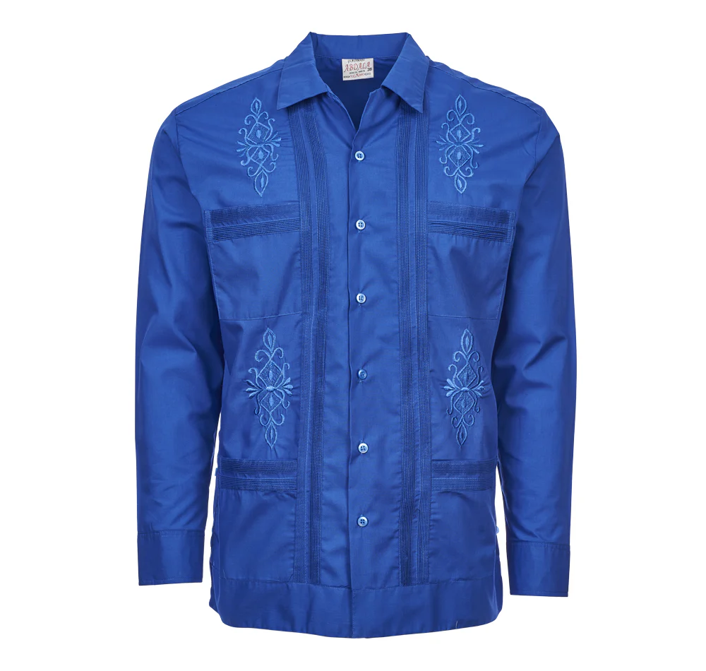 Best Embroidered Guayabera Shirts for Men with Detailed Cuban Style