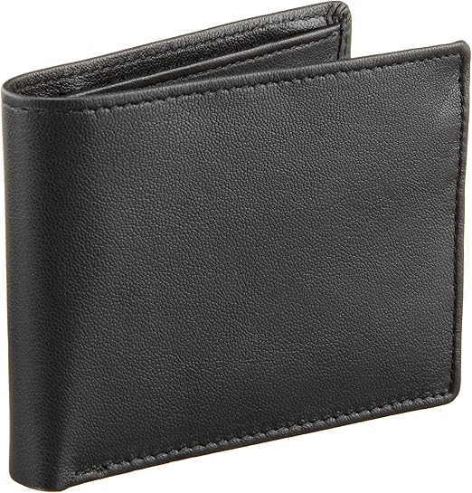 Perry Ellis Portfolio Men’s Leather Gramercy Bifold Wallet — Best Budget Dress Option