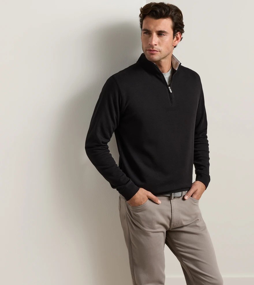 Peter Millar Crown Comfort Quarter-Zip Pullover