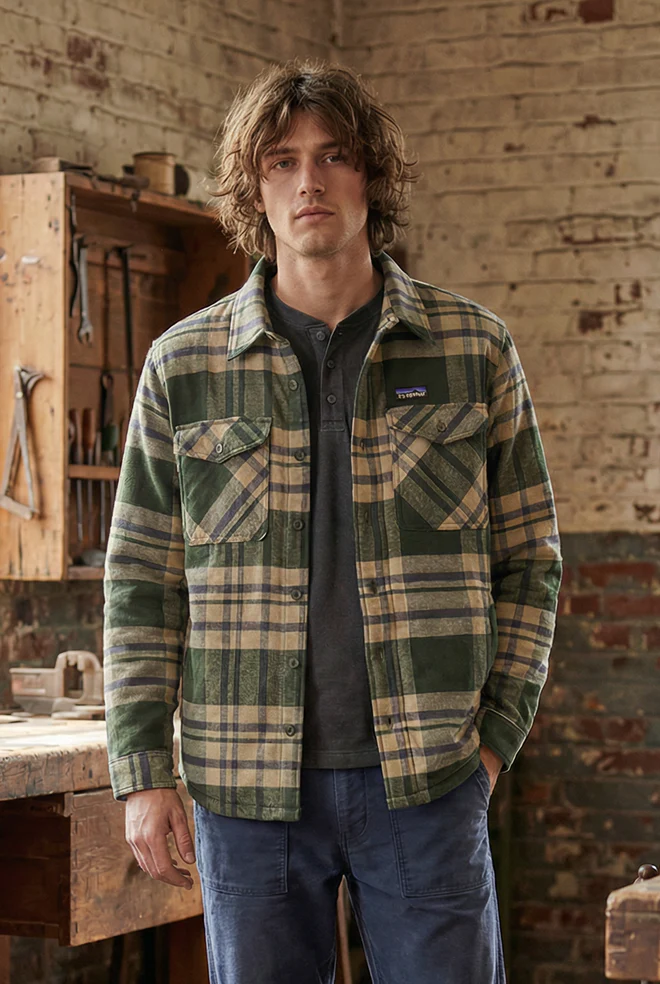 Best Flannel Overshirts for Men with Soft Brushed Texture