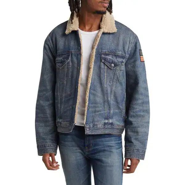 Polo Ralph Lauren Faux-Shearling-Lined Denim Trucker Jacket — Best Preppy Denim