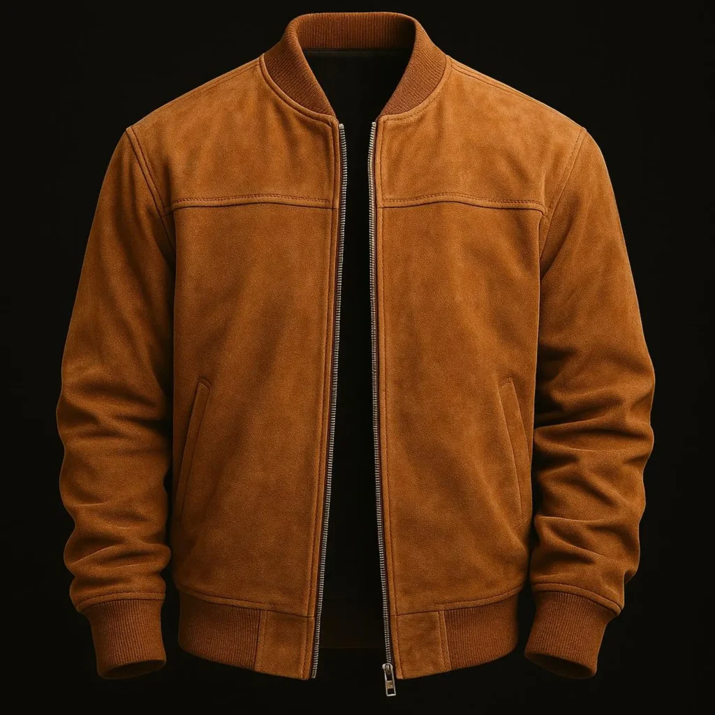 Polo Ralph Lauren Suede Bomber Jacket – Classic American Polish