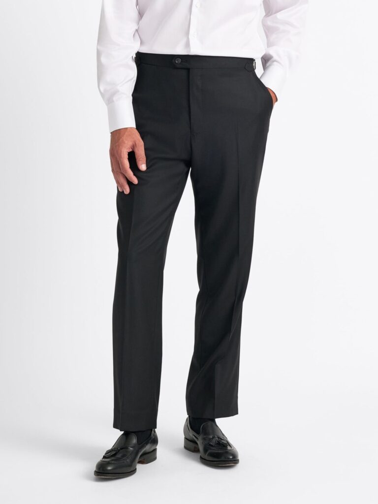 Proper Cloth Navy Wool Dress Pant — Best Wool Dress Trousers for Custom Fit