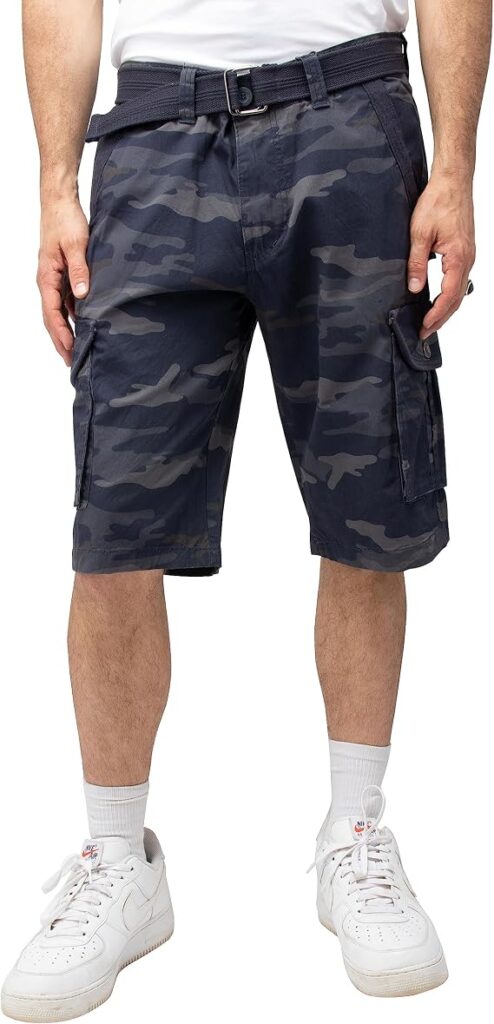 RAW X Men's Belted 12.5" Inseam Cargo Shorts