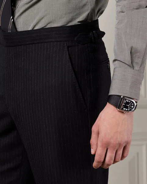Ralph Lauren Purple Label Gregory Hand-Tailored Wool Gabardine Trouser