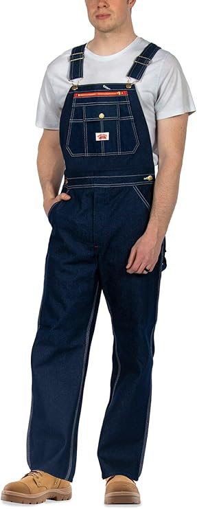 Round House #966 Classic Blue Denim Bib Overall