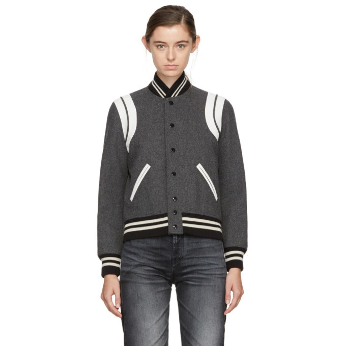 Saint Laurent Suede Teddy Bomber Jacket – Slim Fashion Statement