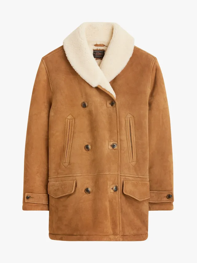 Best Suede Shearling Coats for Men with Plush Warm Lining