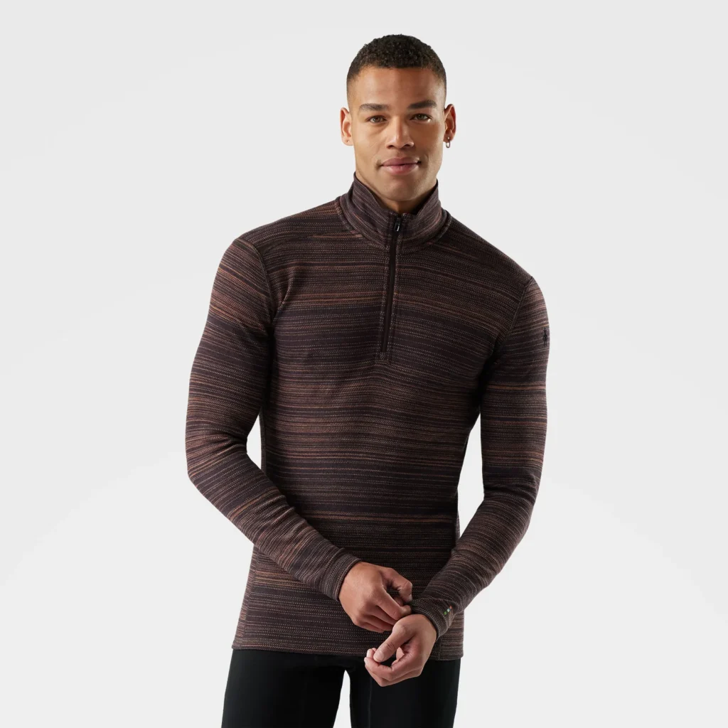 Smartwool Classic Thermal Merino Base Layer 1/4 Zip — Best Merino Half Zip Pullovers Pick