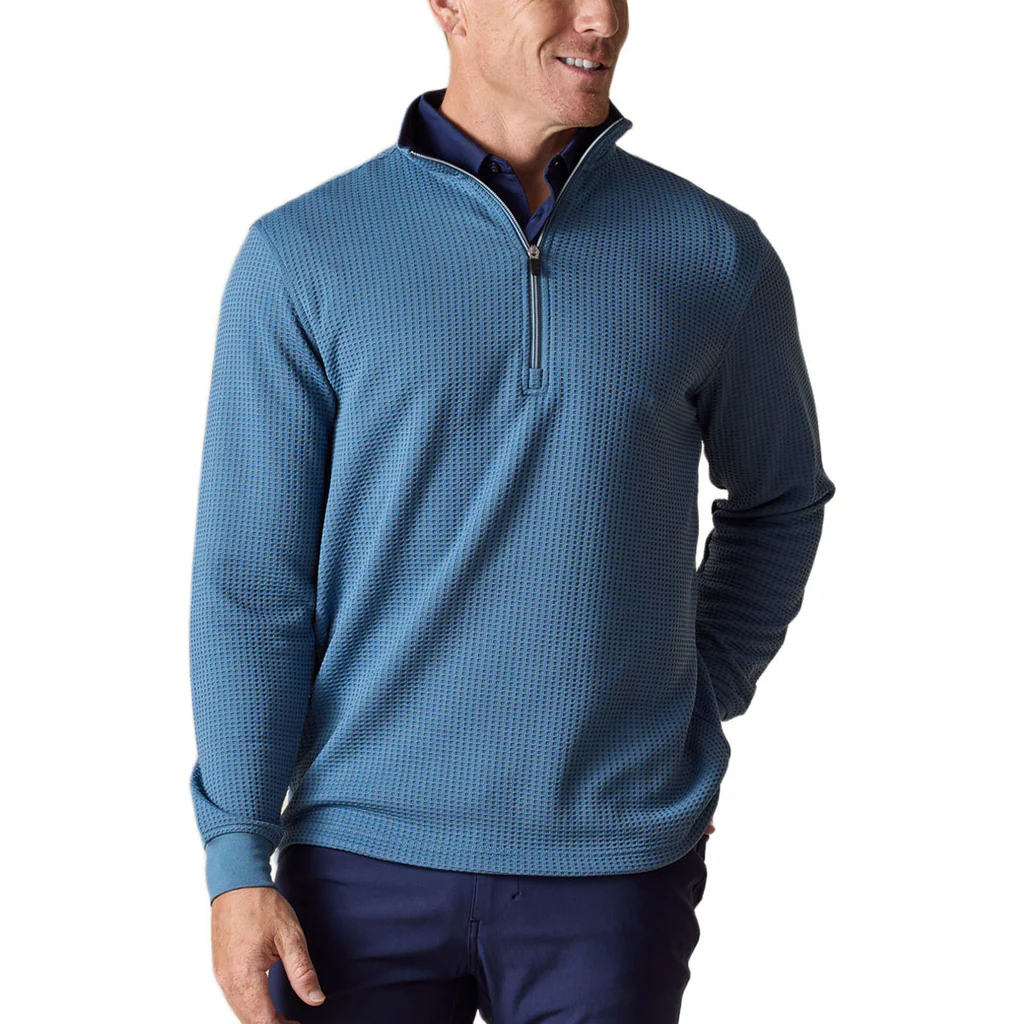 Straight Down Optic Quarter Zip — Best Golf-Casual Texture