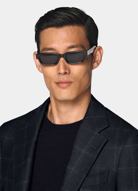 Suitsupply Navy Tailored Fit Havana Blazer