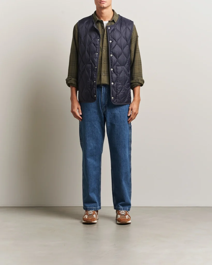TAION Military Crew Neck Down Vest