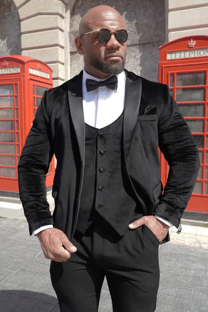 The Black Tux Black Velvet Jacket Tuxedo