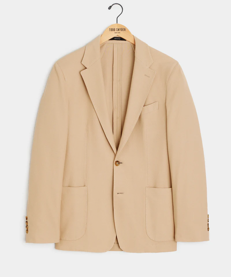 Todd Snyder Italian Silk-Linen Herringbone Sport Coat