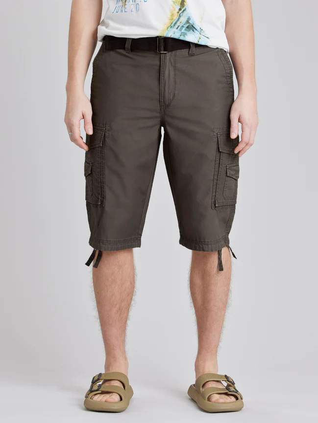 UNIONBAY Men's Cordova Belted Messenger Cargo Short
