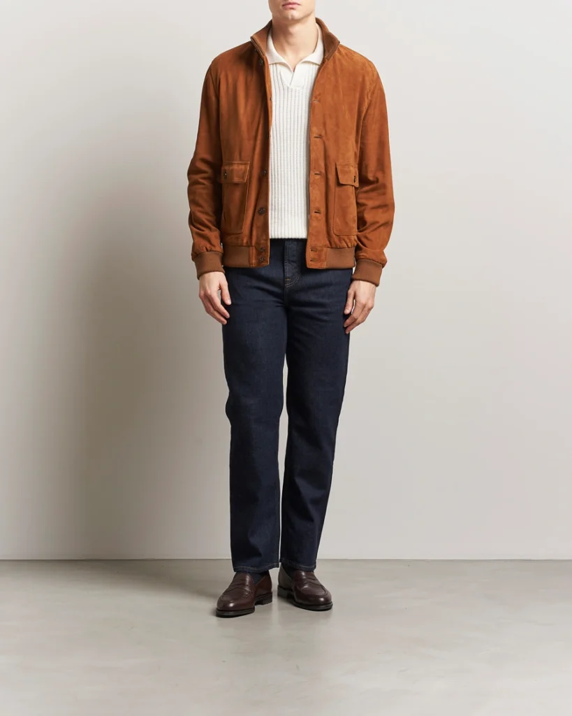 Valstar Valstarino Suede Bomber Jacket – Heritage Softness