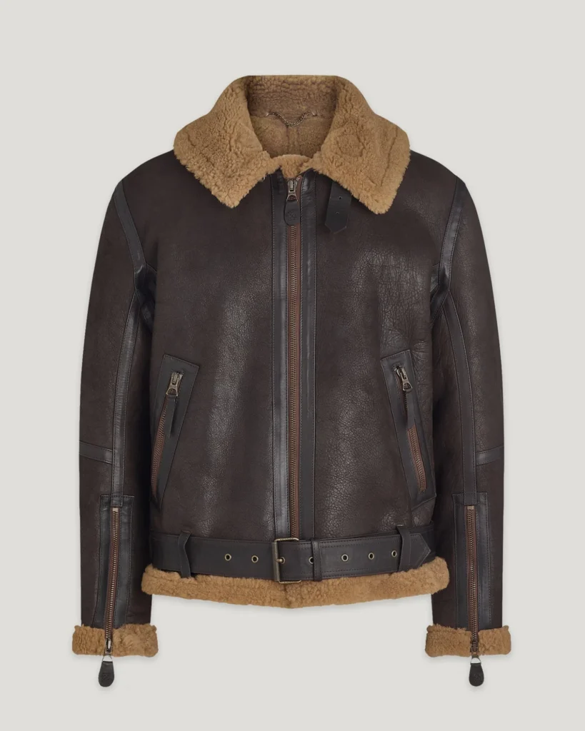 Best Suede Shearling Coats for Men with Plush Warm Lining