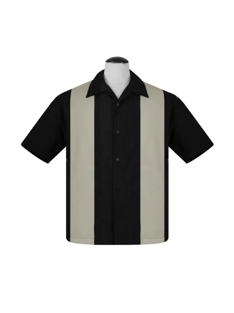 Best Two Tone Bowling Shirts for Men with Bold Contrast Panels