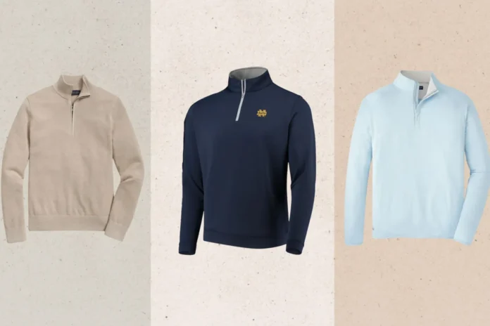 Best Quarter Zip Sweatshirts for Men with Office Ready Polish
