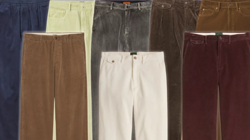 Best Wide Wale Corduroy Pants for Men with Retro Warmth