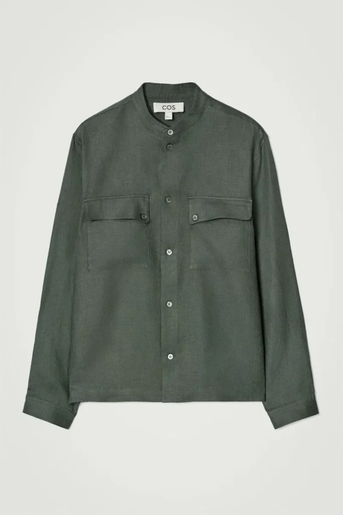 Best Band Collar Linen Shirts for Men with Relaxed Coastal Style