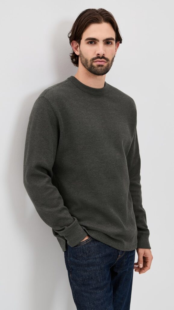 Best Ribbed Thermal Tops for Men with Stretchy Cold Defense