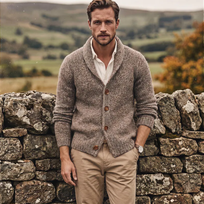 Best Shawl Collar Cardigans for Men with Refined Lounging Comfort