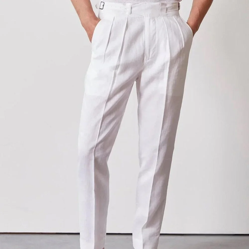 Best Tailored Linen Trousers for Men with Lightweight Elegance
