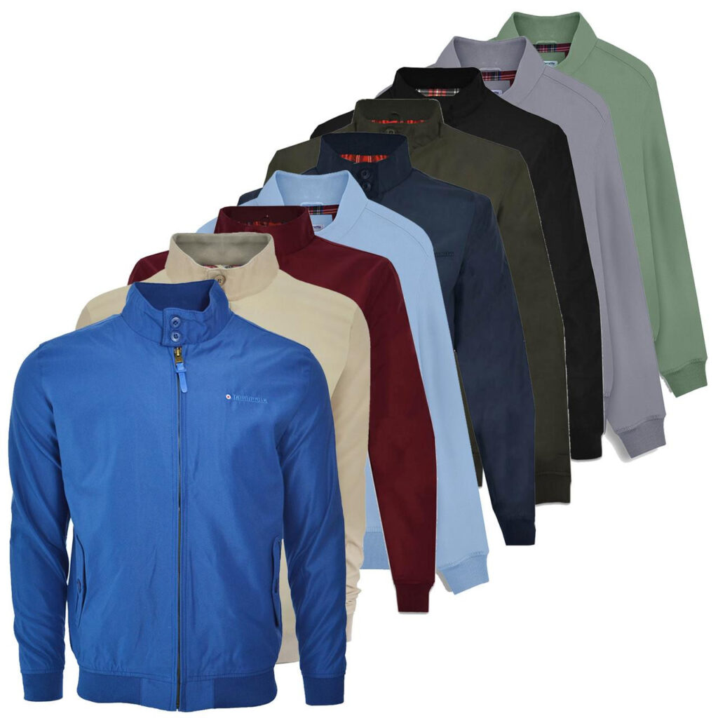 Best Plaid Lined Harrington Jackets for Men with Vintage Detailing
