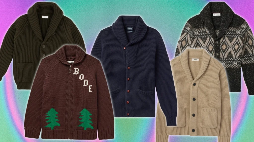 Best Shawl Collar Cardigans for Men with Refined Lounging Comfort