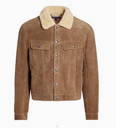 Best Suede Shearling Coats for Men with Plush Warm Lining