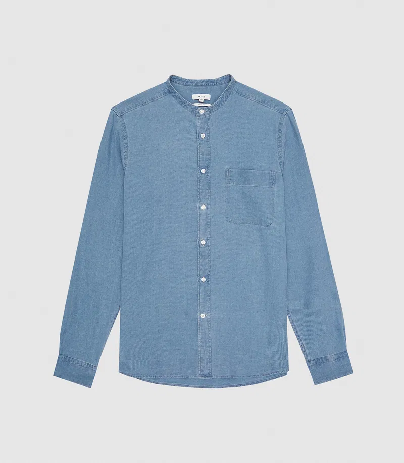 Best Linen Grandad Collar Shirts for Men with Casual Refined Look