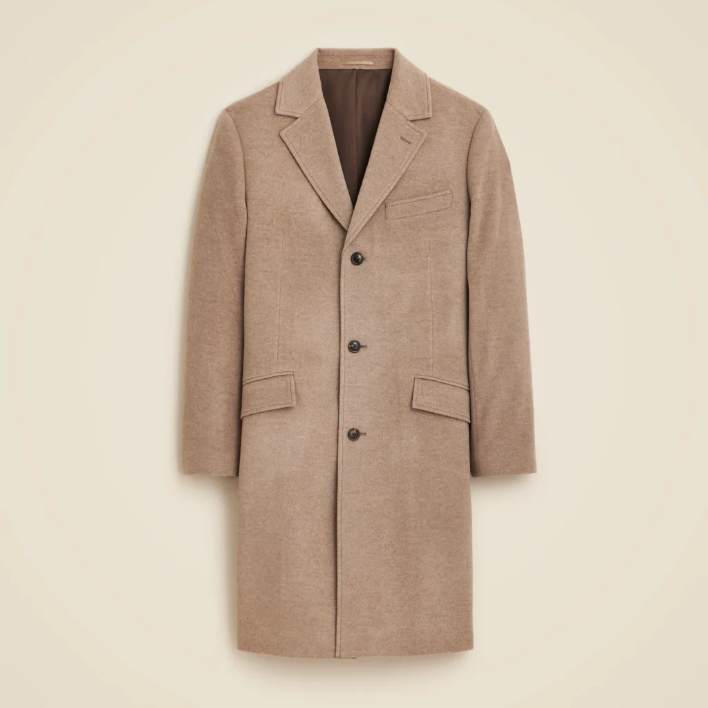 Best Camel Overcoats for Men with Elegant Neutral Tone