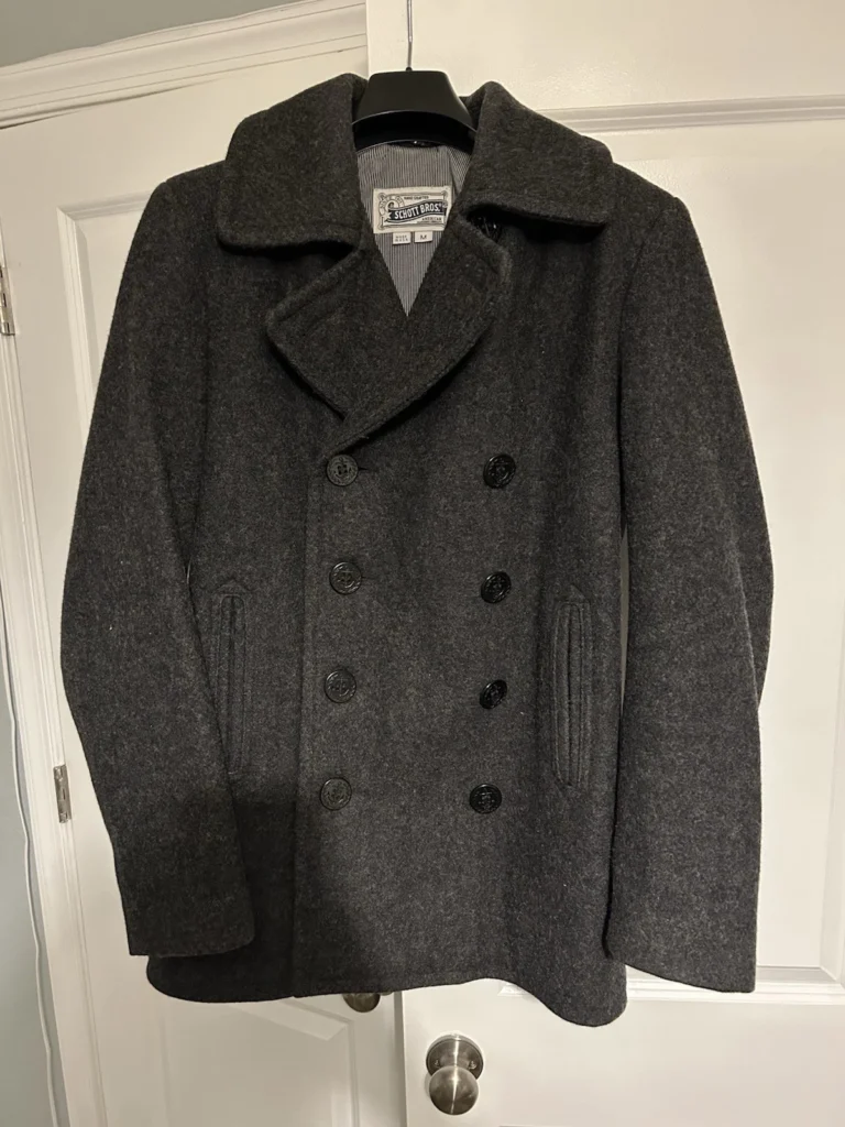Best Double Breasted Peacoats for Men with Sharp Structured Fit