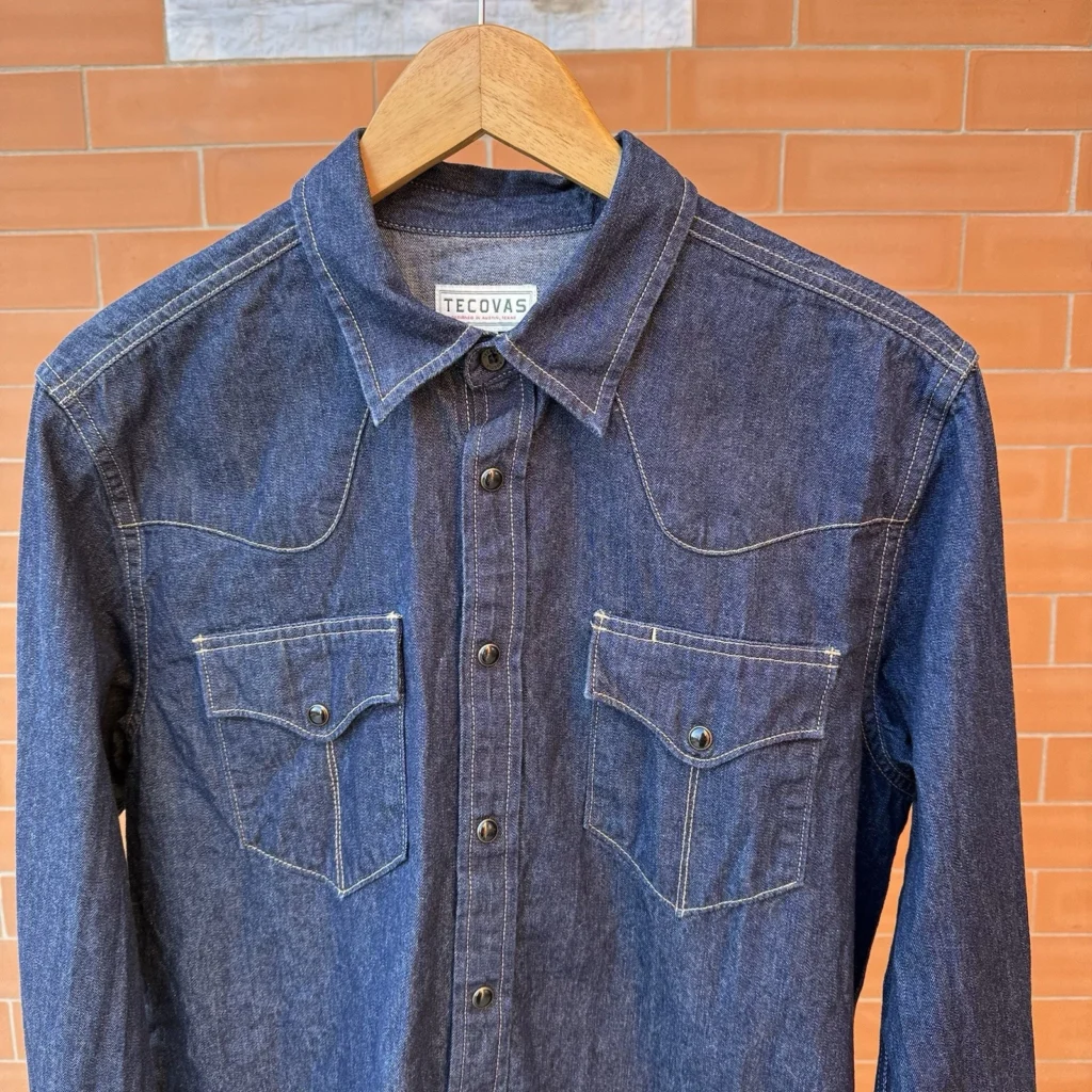 Best Western Denim Shirts for Men with Rugged Snap Closure