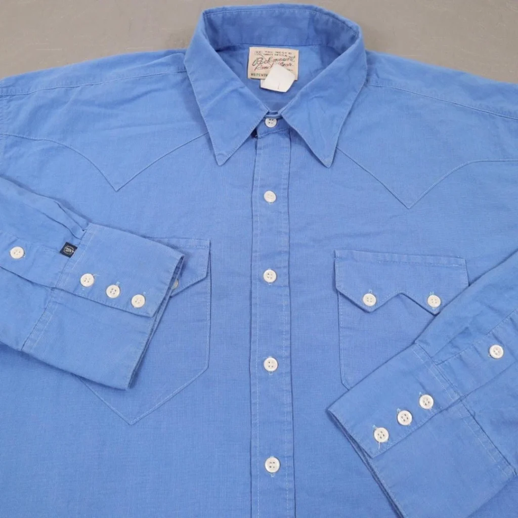 Best Western Denim Shirts for Men with Rugged Snap Closure