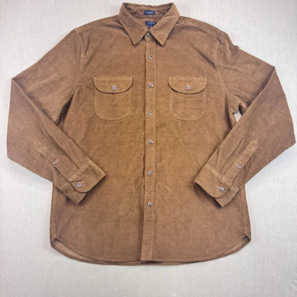 Best Slim Wale Corduroy Shirts for Men with Soft Refined Finish